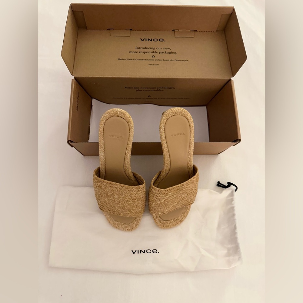Vince Women’s Ariana Raffia Sandals